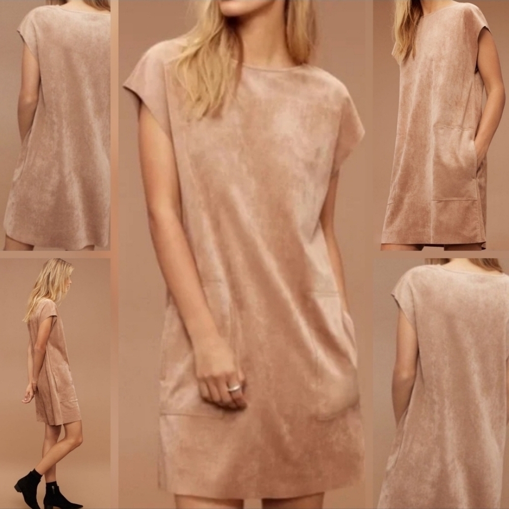 🇨🇦 Aritzia Wilfred Free Camel Nori Dress - Picture 13 of 16